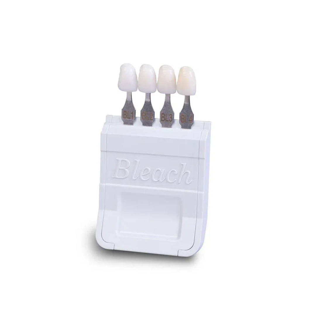 Teeth Whitening Shade Guide - 4 色歯科漂白シェードガイド漂白チャート歯のホワイトニングベース Vita A-D BL1/2/3/4