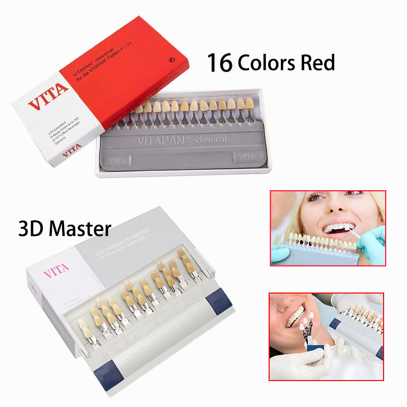 Teeth Whitening Shade Guide - Vita歯科用シェードガイド クラシカル16色 Vita 3Dマスター歯科ラボ ブリーチシェードガイド 29色歯型比色プレート