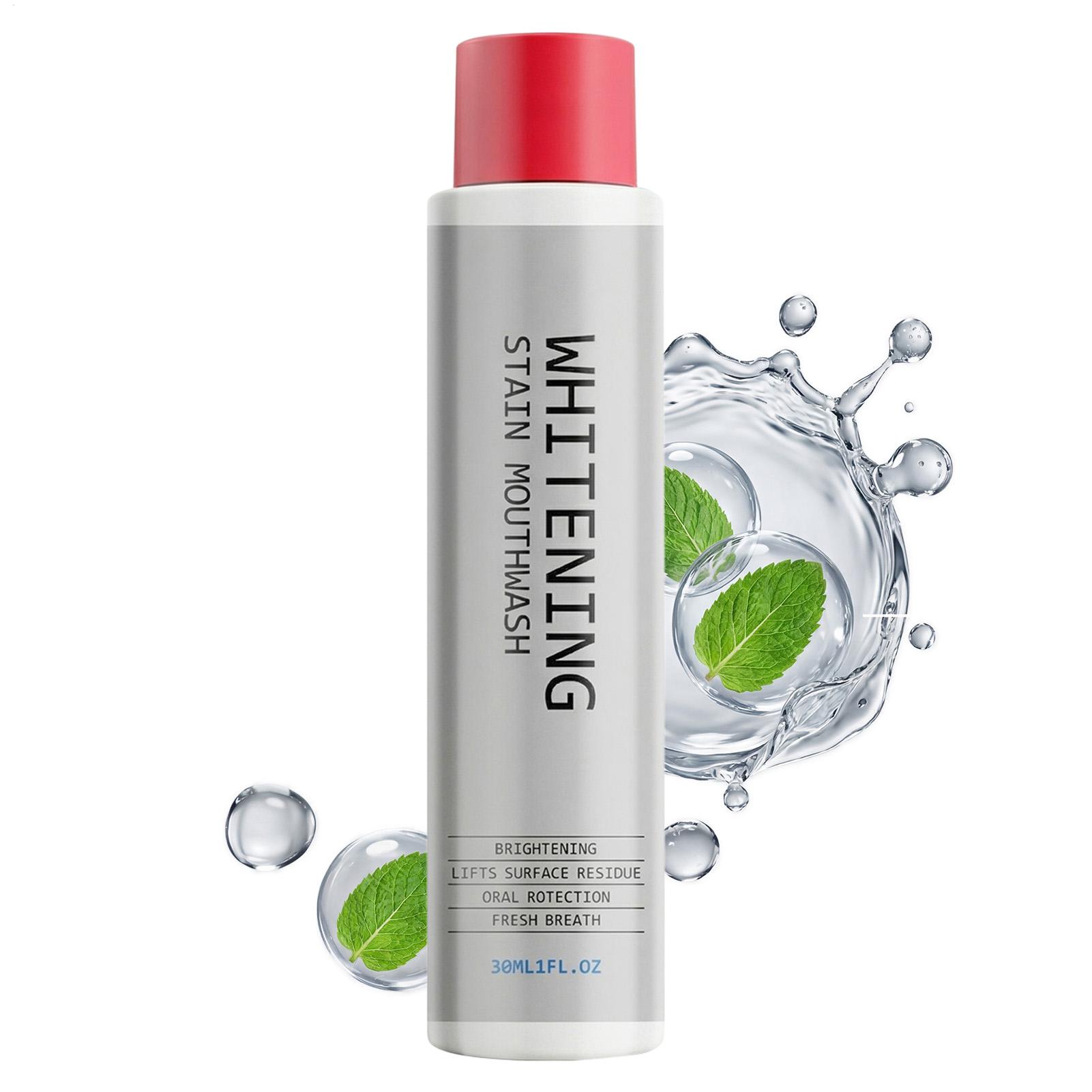 Teeth Whitening Kit Professional - 30ml ステインホワイトニングマウスウォッシュ、臭いを除去、白い歯のケア、口臭除去、清涼感で息を爽やかにします。