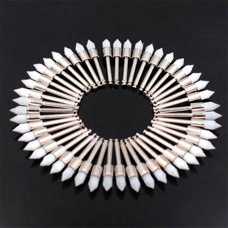 Teeth Whitening Brush - 100本入り/箱 歯科用研磨ブラシ ナイロン製シャープヘッドラッチ歯磨きプロフィーブラシ コントラアングルマシン用 歯科材料