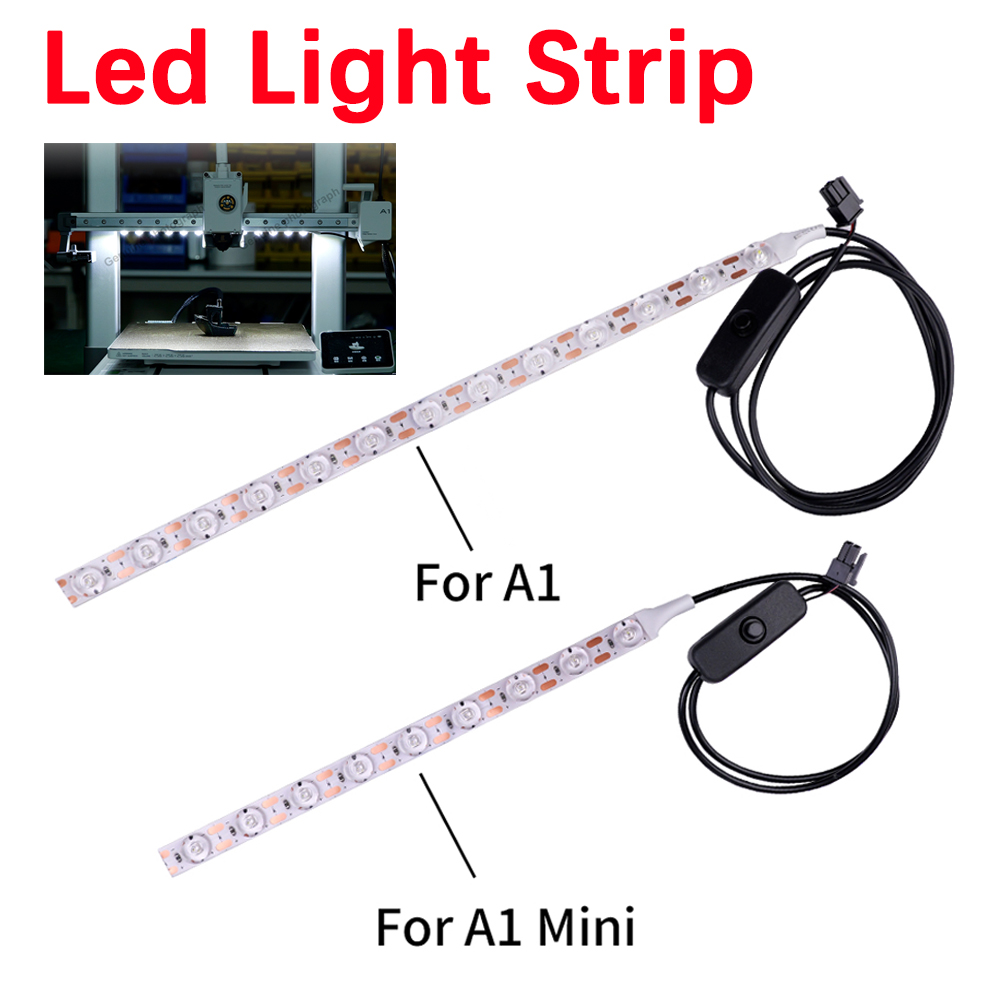 Whitening Strip 3D - Bambu Lab A1/A1mini Ra95フィルライト用LEDライトストリップアップグレード版 24V白色光 超高輝度