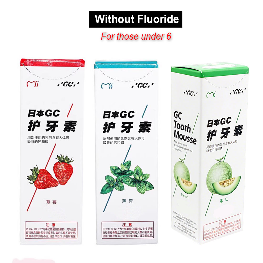 オリジナル日本 GC 歯ムースプラスデンタルケアフッ化物局所 - Teeth Whitening Japan のレビューと価格