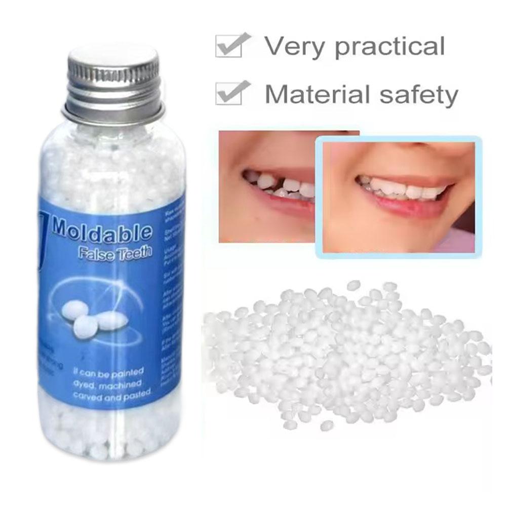 樹脂製一時的な歯の修復 歯の隙間 偽の歯 固形接着剤 義歯接 - Teeth Whitening Kit Professional のレビューと価格
