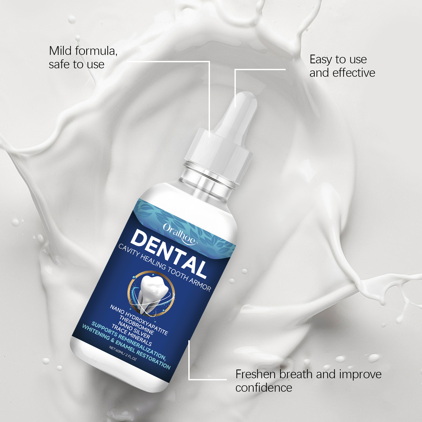 オーラルホー歯のホワイトニング美容液、歯垢、歯石除去、コーヒ - Teeth Whitening Kit Professional のレビューと価格