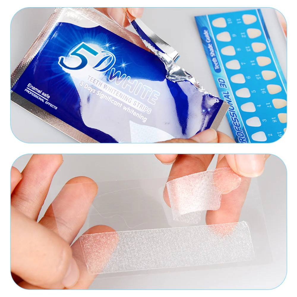 2箱入り 3D/5D/9D ホワイトニングストリップ 歯のホ - Whitening Strip 3D のレビューと価格