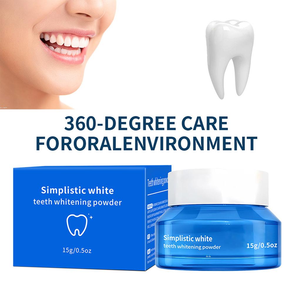シンプルなホワイトニングパウダー、ステイン除去歯磨き粉、歯垢 - Teeth Whitening At Home のレビューと価格
