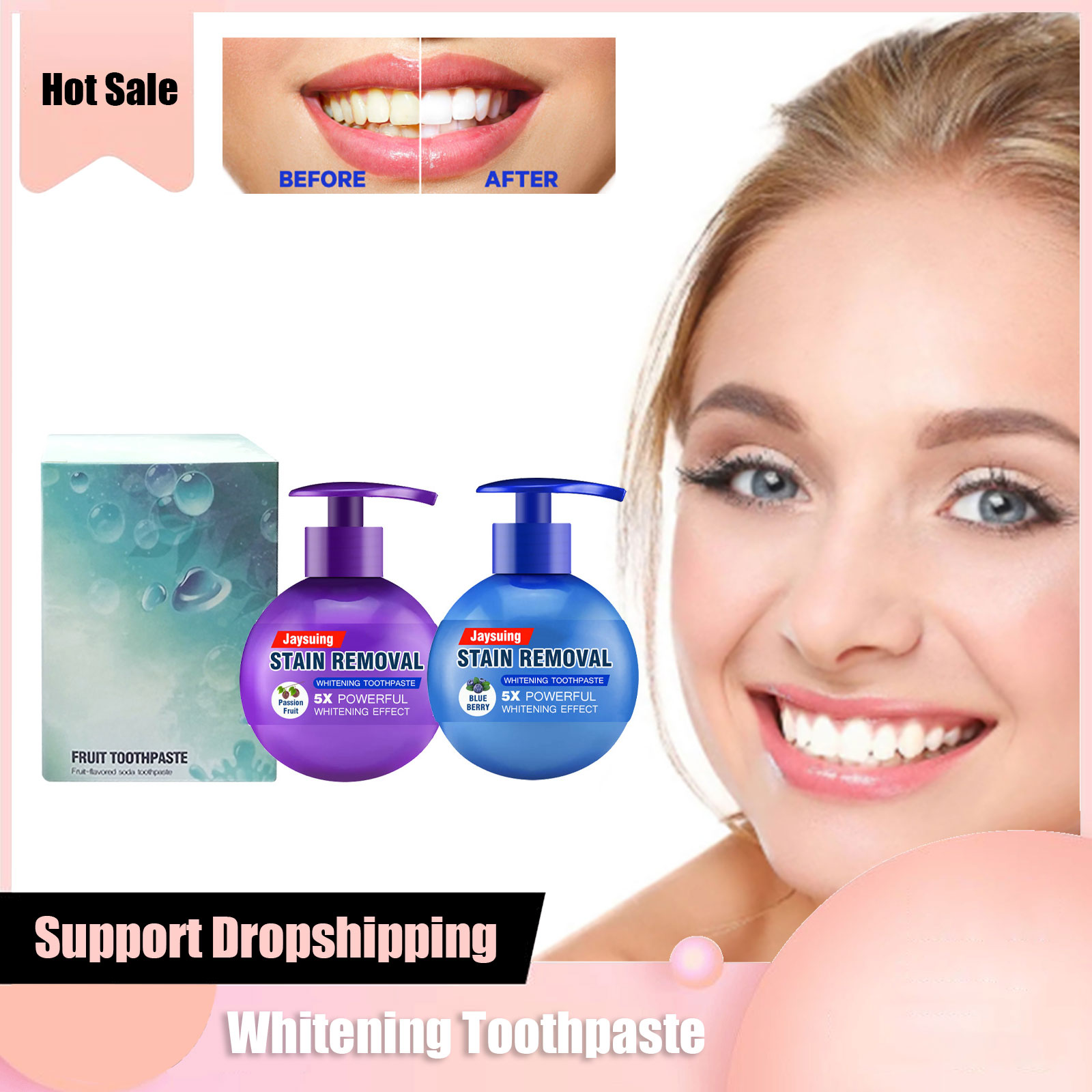 ホワイトニング歯磨き粉 黄色い歯の漂白 プラークの汚れを除去 - Teeth Whitening With Baking Soda のレビューと価格