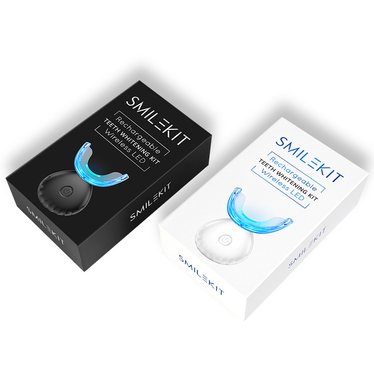 ワイヤレス充電式歯のホワイトニングキット、LEDライト歯のホ - Teeth Whitening Kit At Home のレビューと価格