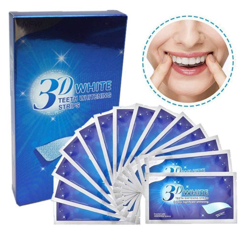 7 ペア歯のホワイトニングストリップ歯 3D/5D/9D ホ - Whitening Strip 3D のレビューと価格