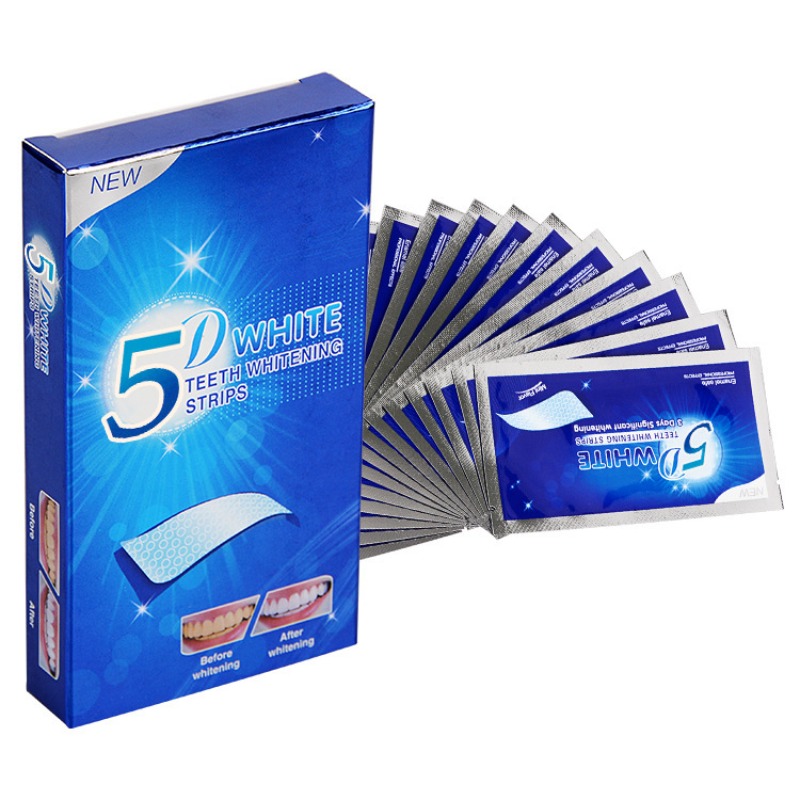 7 ペア歯のホワイトニングストリップ歯 3D/5D/9D ホ - Whitening Strip 3D のレビューと価格