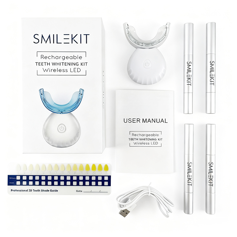 U字型充電式ライト、クイックホワイトニング歯、歯のホワイトニ - Teeth Whitening Kit At Home のレビューと価格