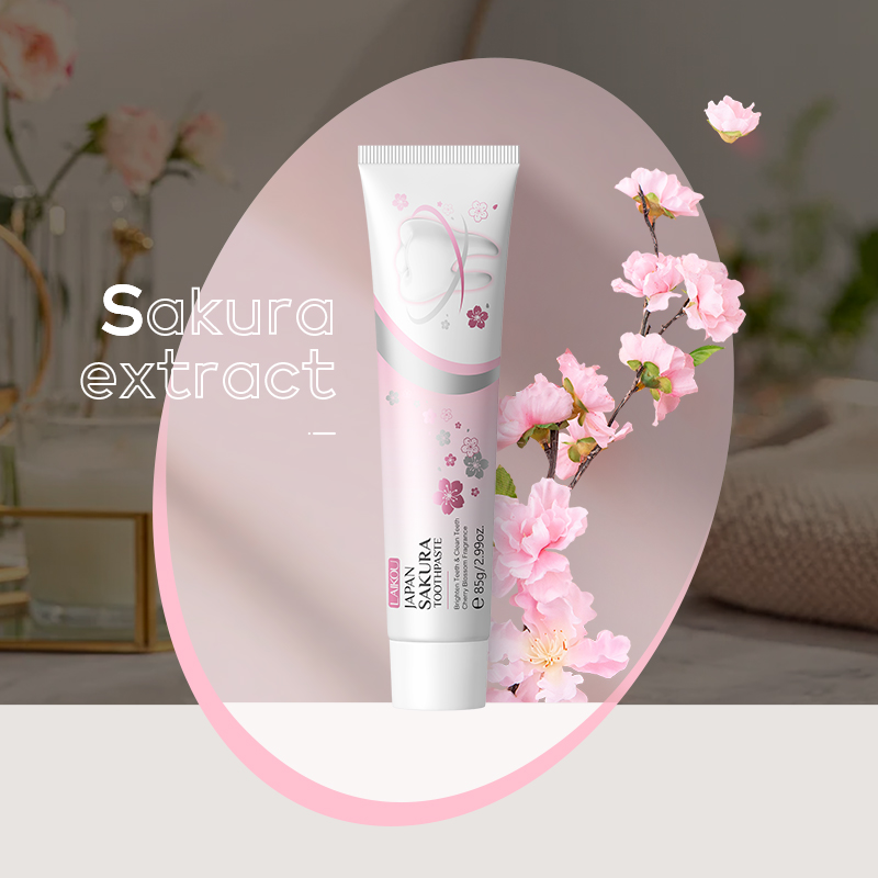 LAIKOU 日本桜歯磨き粉ホワイトニングステイン除去フレッ - Teeth Whitening Japan のレビューと価格