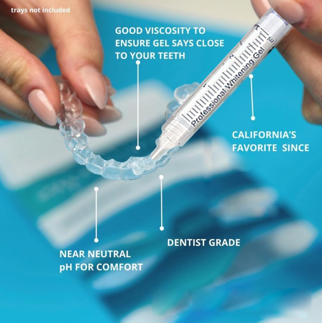 歯のホワイトニングジェル詰め替えシリンジ歯の漂白ジェルインビ - Teeth Whitening Shade Guide のレビューと価格