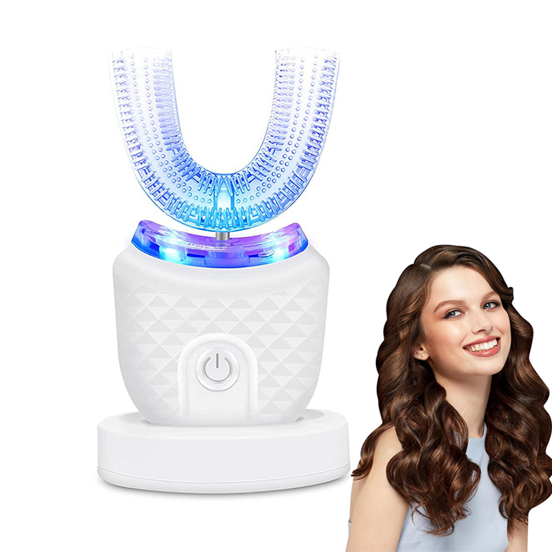 U字型充電式ライトクイックホワイトニング歯のホワイトナー、プ - Teeth Whitening Kit At Home のレビューと価格