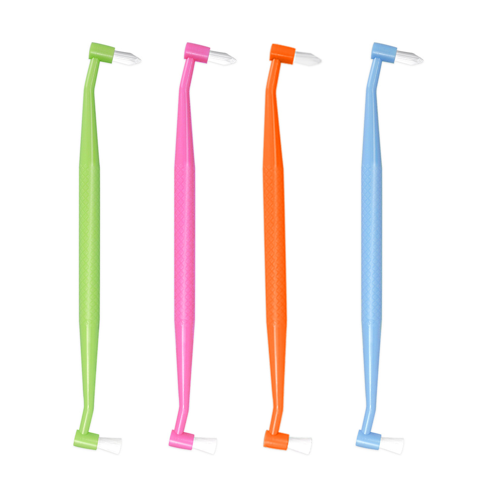 4 個の創造的で実用的な歯列矯正歯ブラシシングルバンドルブラ - Teeth Whitening Brush のレビューと価格