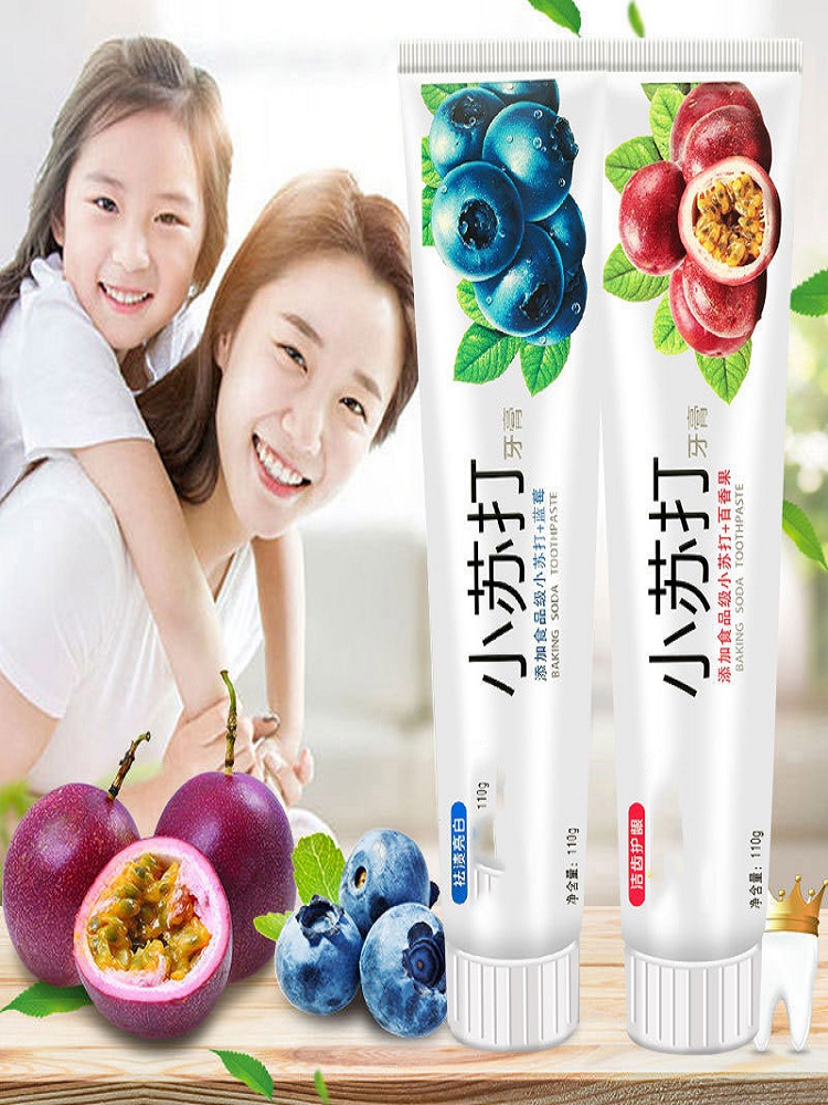 フルーツフレーバー重曹歯磨き粉、強力な除染ホワイトニング歯磨 - Teeth Whitening With Baking Soda のレビューと価格