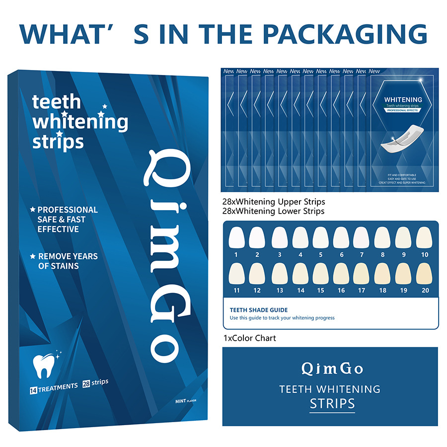 3D ドライ歯のホワイトニングストリップ |   残留物なし - Whitening Strip 3D のレビューと価格