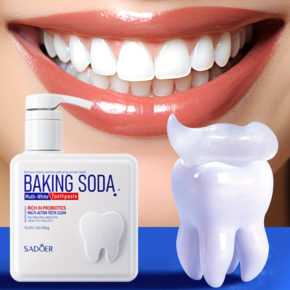クレンジング重曹プロバイオティックポンプ歯磨き粉、ディープク - Teeth Whitening With Baking Soda のレビューと価格